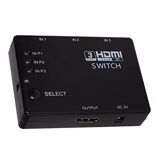 سوئیچ HDMI یک به سه 1080p (3 پورت) رزولیشن 3D
