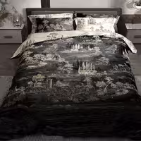 سرویس خواب ترکسان  کد T7  دو نفره 6 تکه دو رو طرحدار 