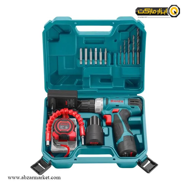 کیت شارژی 12 ولت 19 پارچه رونیکس مدل RS-8012