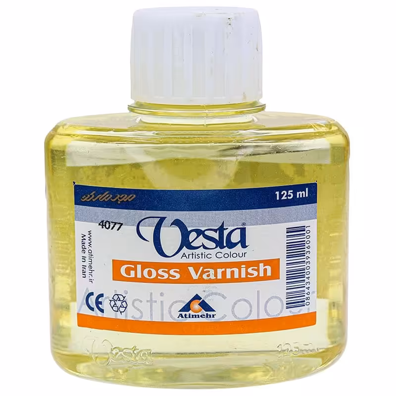 روغن ورنی براق (GLOSS VARNISH) 125 میل وستا