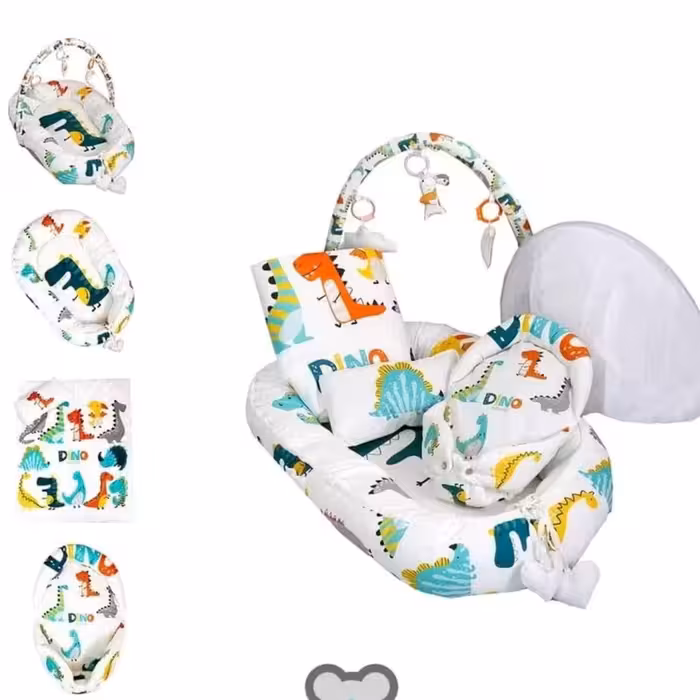 ست تشک گارد  شش تکه نوزاد مخمل آسیم