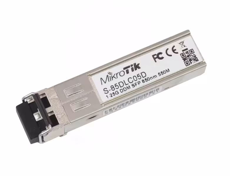 ماژول فیبر میکروتیک مدل S-85DLC05D SFP 1.25G 550m Multi Mode module