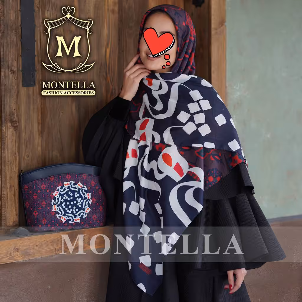 ست کیف مخمل جیر و روسری یا شال نخی برند مونتلا ارسال به سراسر کشور