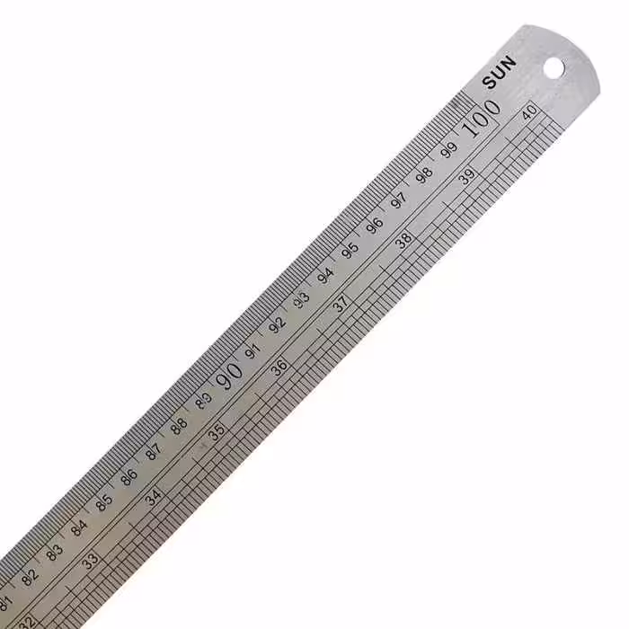 خط کش فلزی سایز 100cm