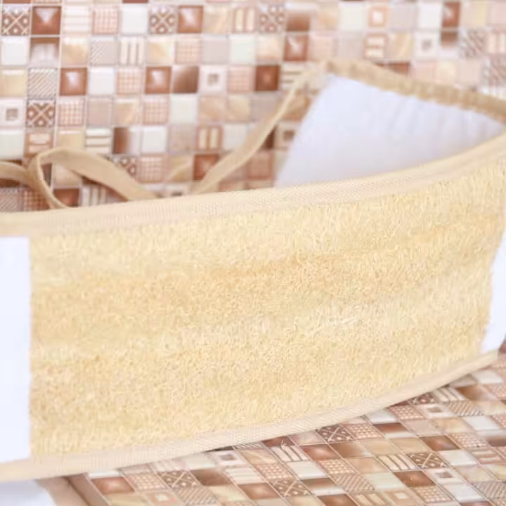 پک لیف حمام گیاهی لوفا کمری و پد شستشو صورت لوفا