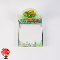 کاغذ یادداشت فانتزی مربعی 9×9 طرح کاکتوس کینگ