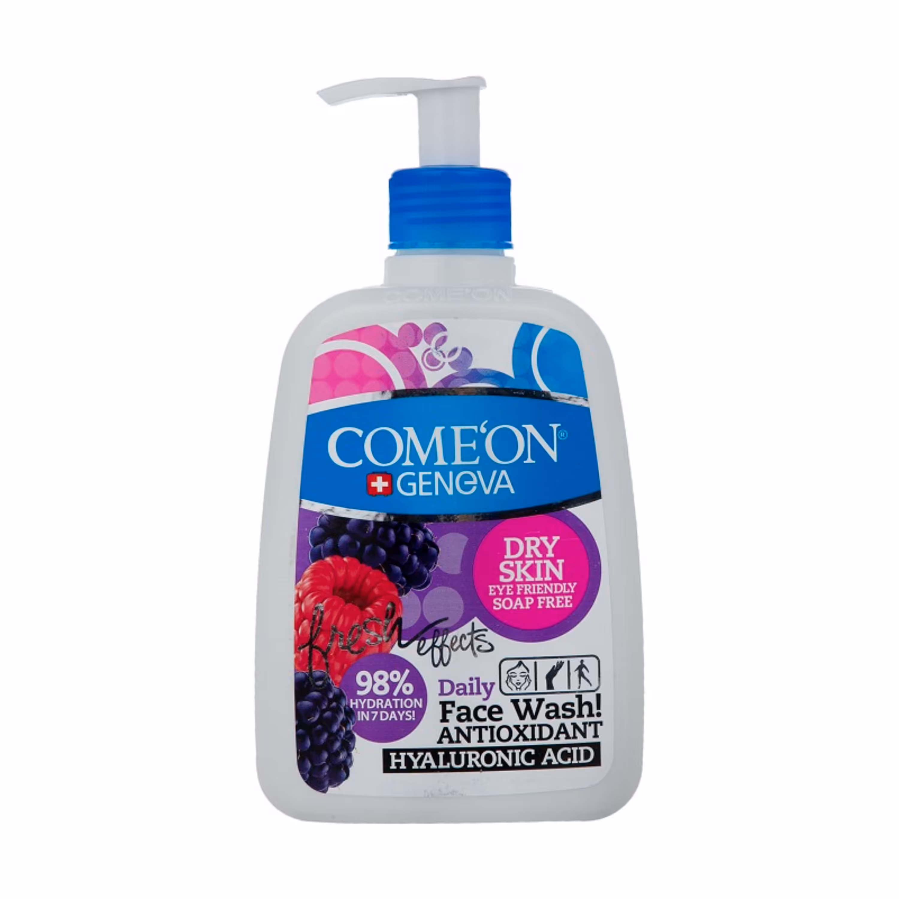 ژل شستشو صورت پوست خشک کامان حجم 500mL