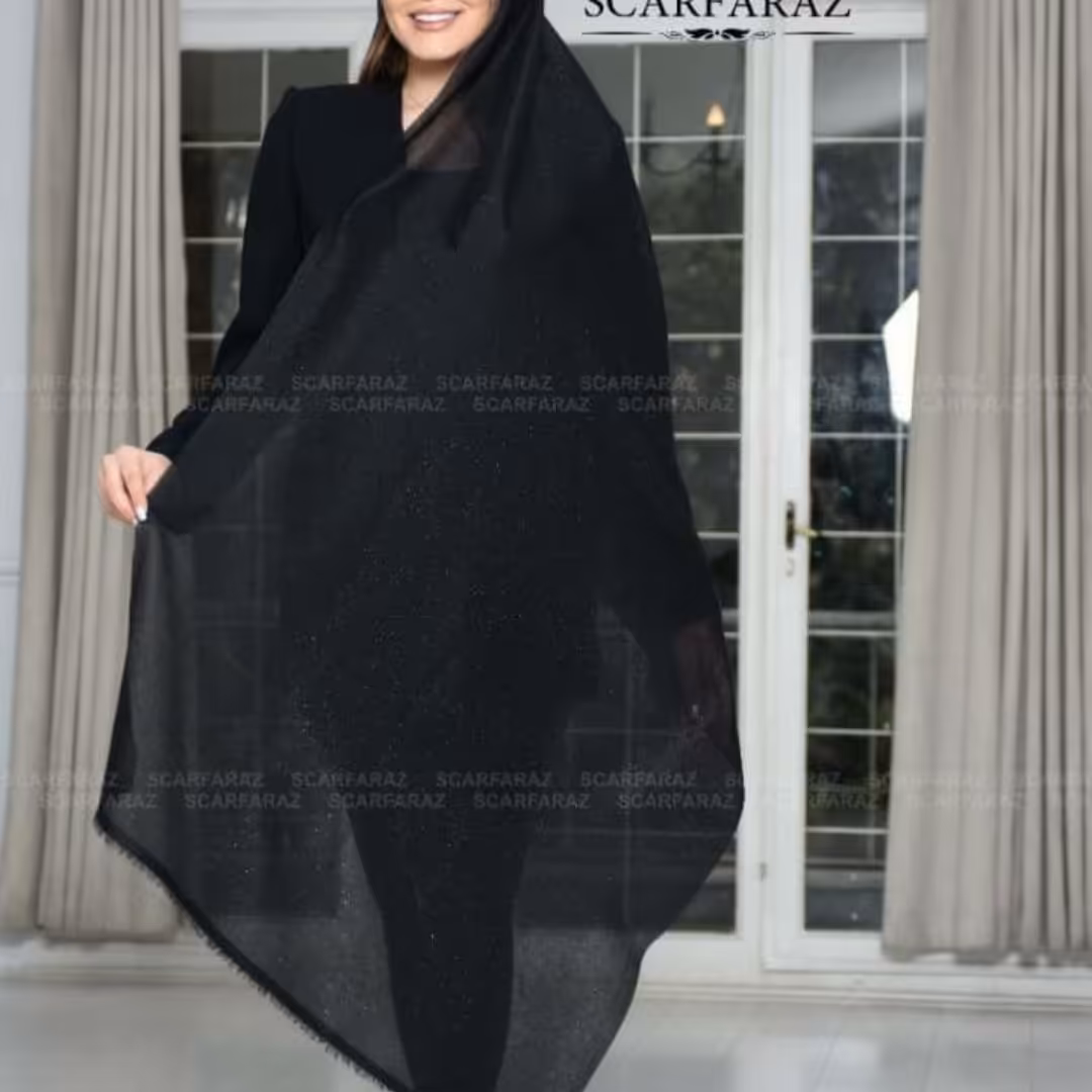شال لمه دار منگوله دار