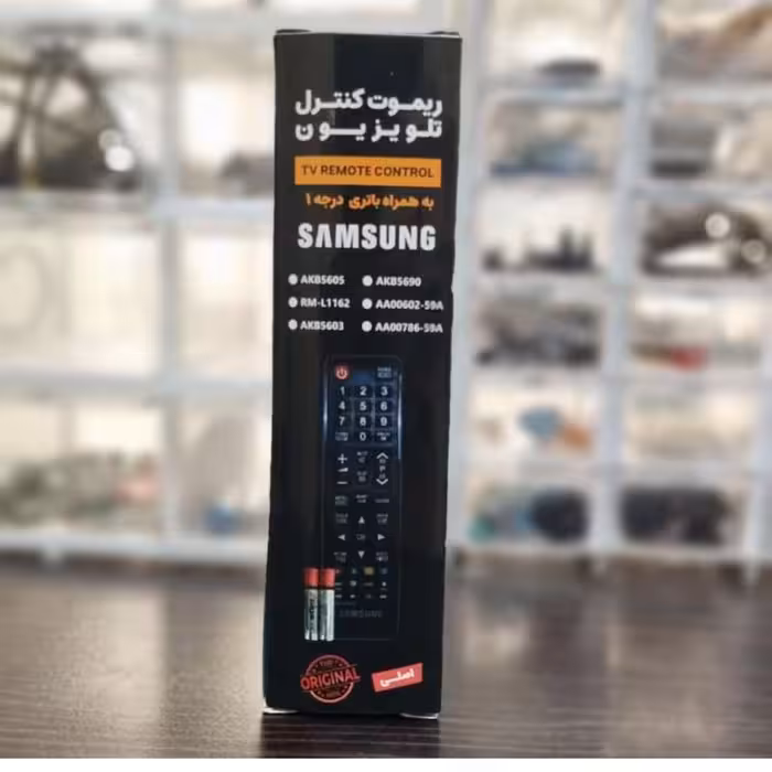 کنترل سامسونگ اصلی(همراه باتری)پک دار