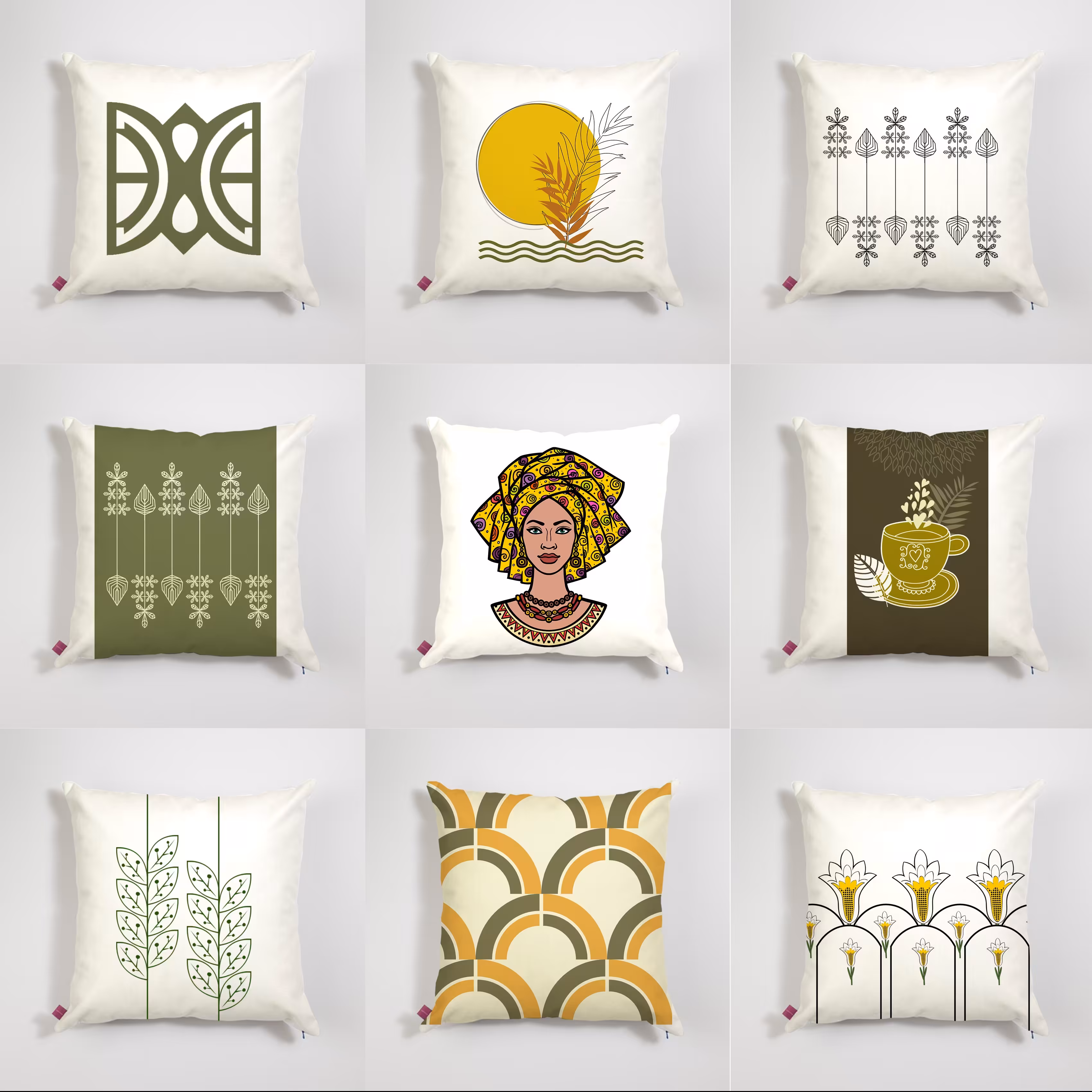 ست کوسن های مخمل پورشه