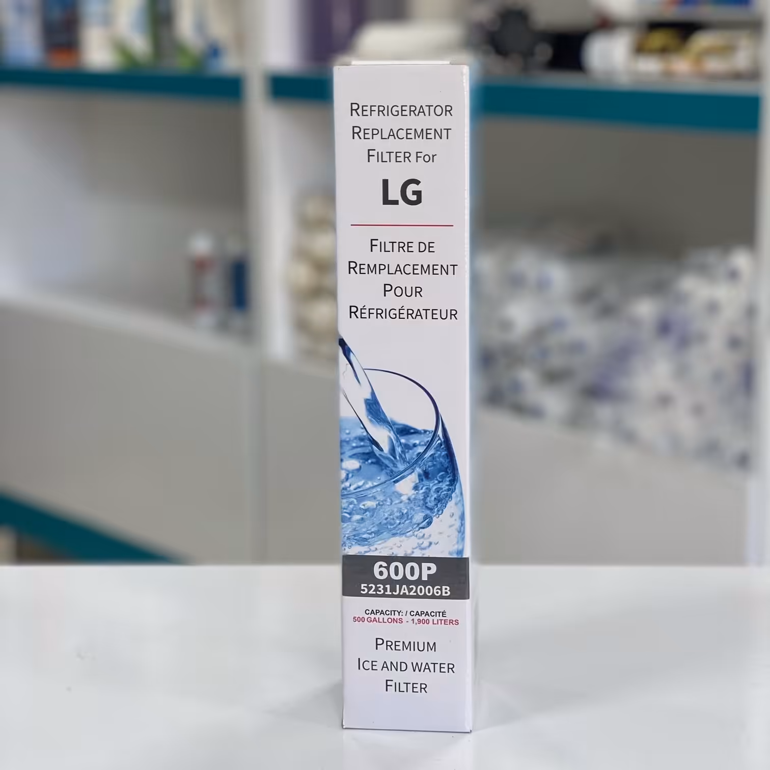 فیلتر داخلی یخچال ساید بای ساید ال جی موشکی سر نازک