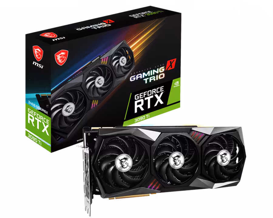 کارت گرافیک  ام اس آی مدل GeForce RTX 3090 Ti GAMING X TRIO 24G حافظه 24 گیگابایت