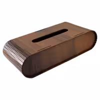 جعبه دستمال کاغذی چوبی مدل در دار 104