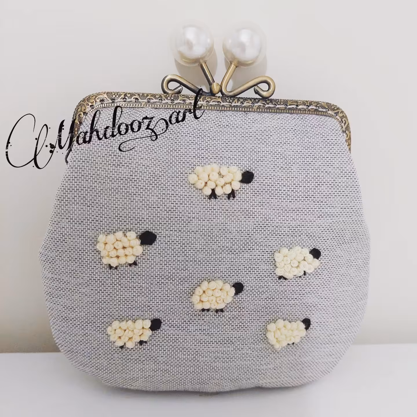 کیف پول گلدوزی  فانتزی‌‌‌‌‌‌