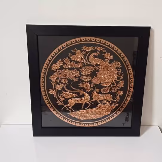 تابلو مسی دو غزال کلاف پی وی سی