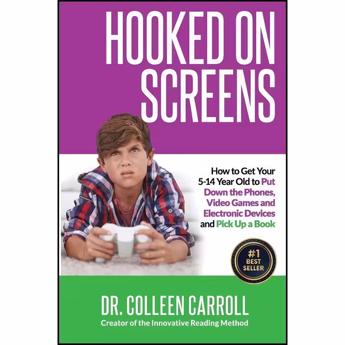 کتاب زبان اصلی Hooked on Screens اثر Dr Colleen Carroll
