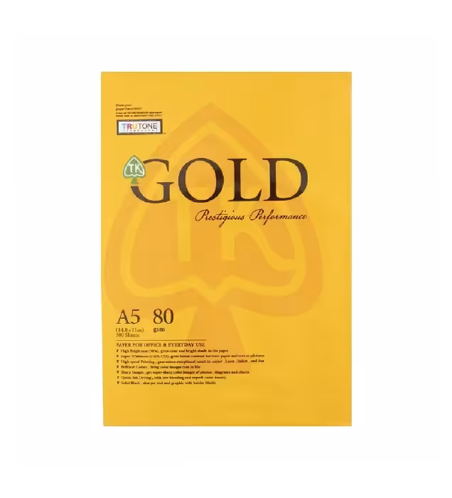 کاغذ گلد مدل A5 بسته 500 عددی