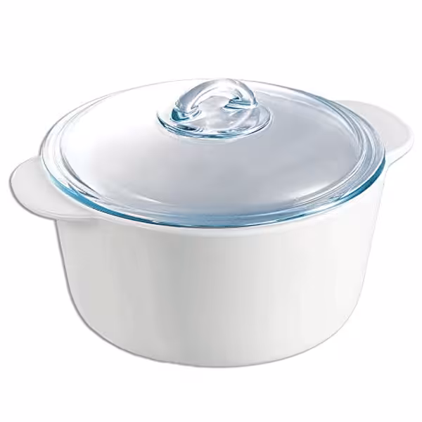 قابلمه پیرکس ویترو سفید 1/1 لیتر مدل P23A