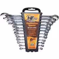 ست آچار 12 تایی یک سر تخت و رینگیHT252