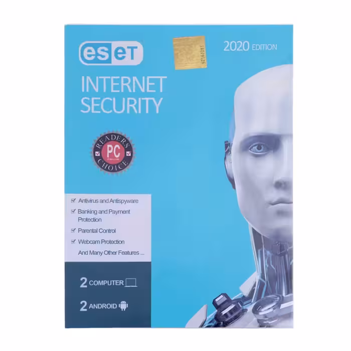 آنتی ویروس ESET INTERNET Security 2020 اورجینال یکساله (2 PC 2   Android)