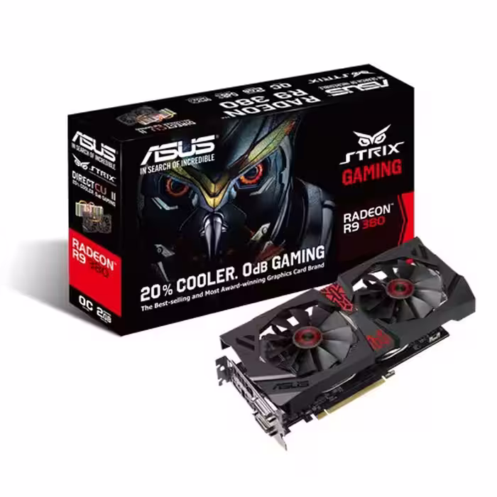 کارت گرافیک ایسوس مدل آر ناین 380 با ظرفیت 2 گیگابایت