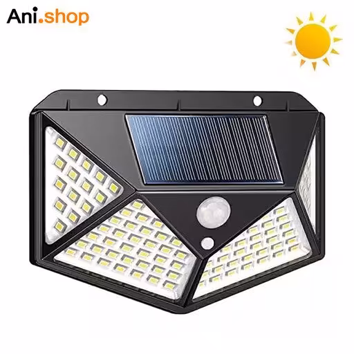 چراغ دیواری خورشیدی دارای سنسور حرکتی