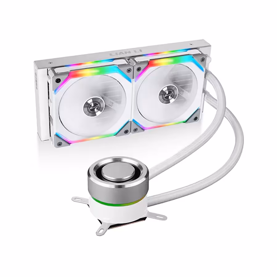 خنک کننده مایع پردازنده لیان لی Galahad AIO UNI FAN SL Edition 240 White