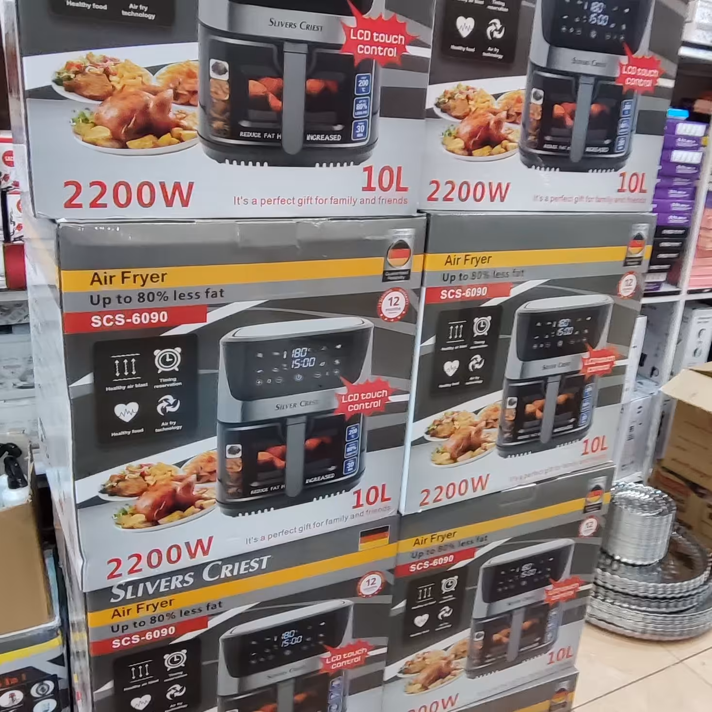 سرخ کن بدون روغن 10لیترسیلور کرست