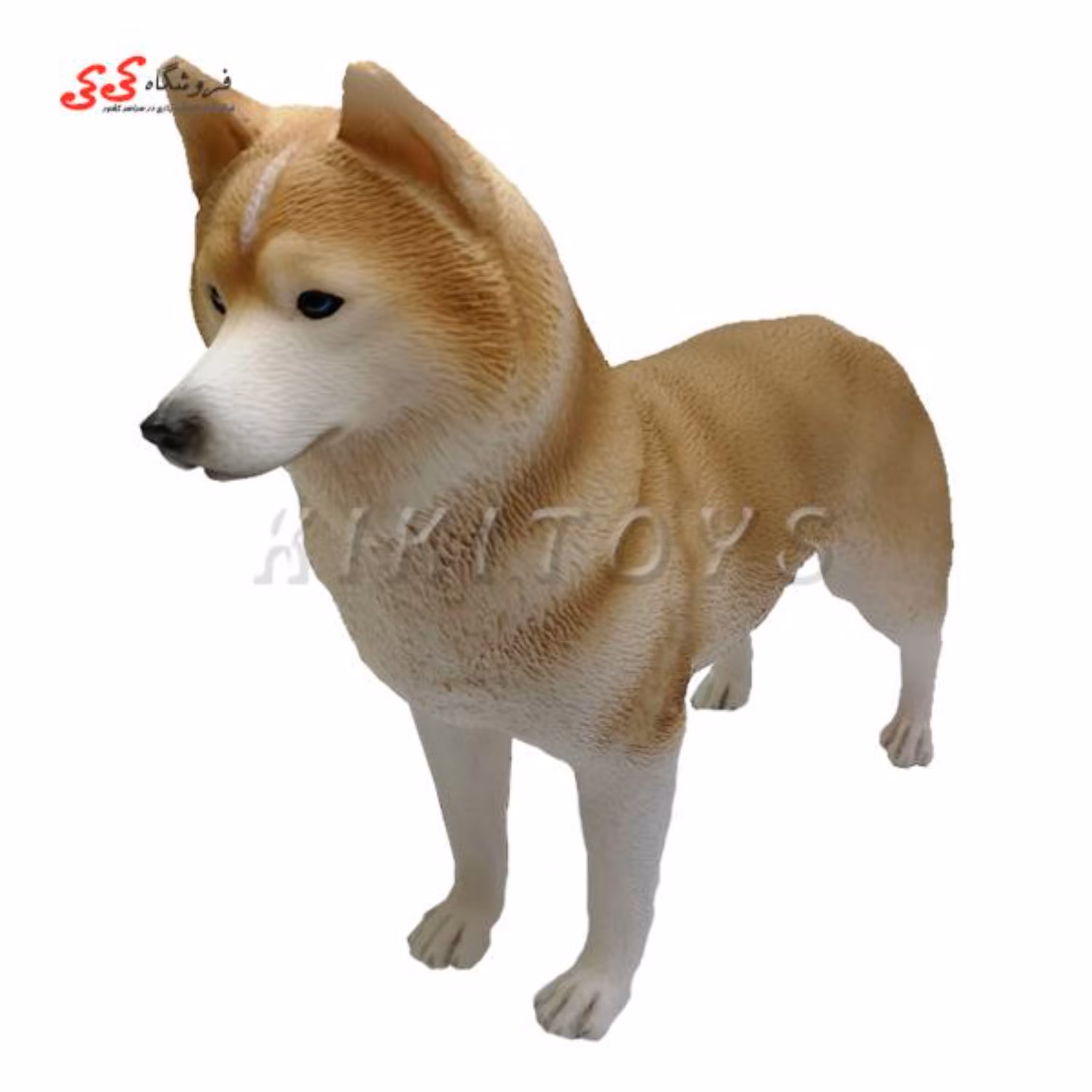 فیگور حیوانات گرگ قهوه ای 127-figure of wolf 887