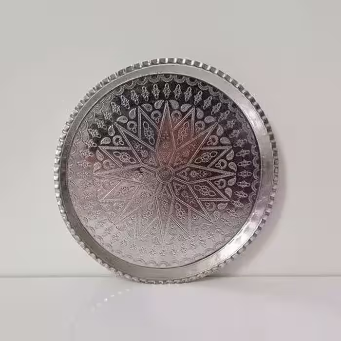 سینی گرد مسی قلع شده سایز 2  با کیفیت عالی