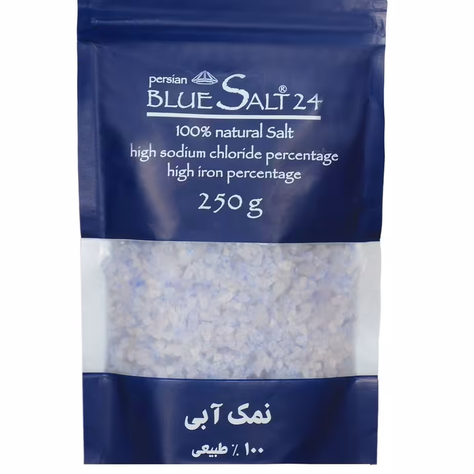 نمک آبی 250 گرم دانه شکری 0.5 تا 1.5 میلی متری