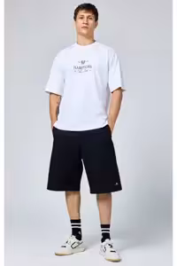 شلوارک و برمودا مشکی مردانه کتابفروشی اورجینال Champion