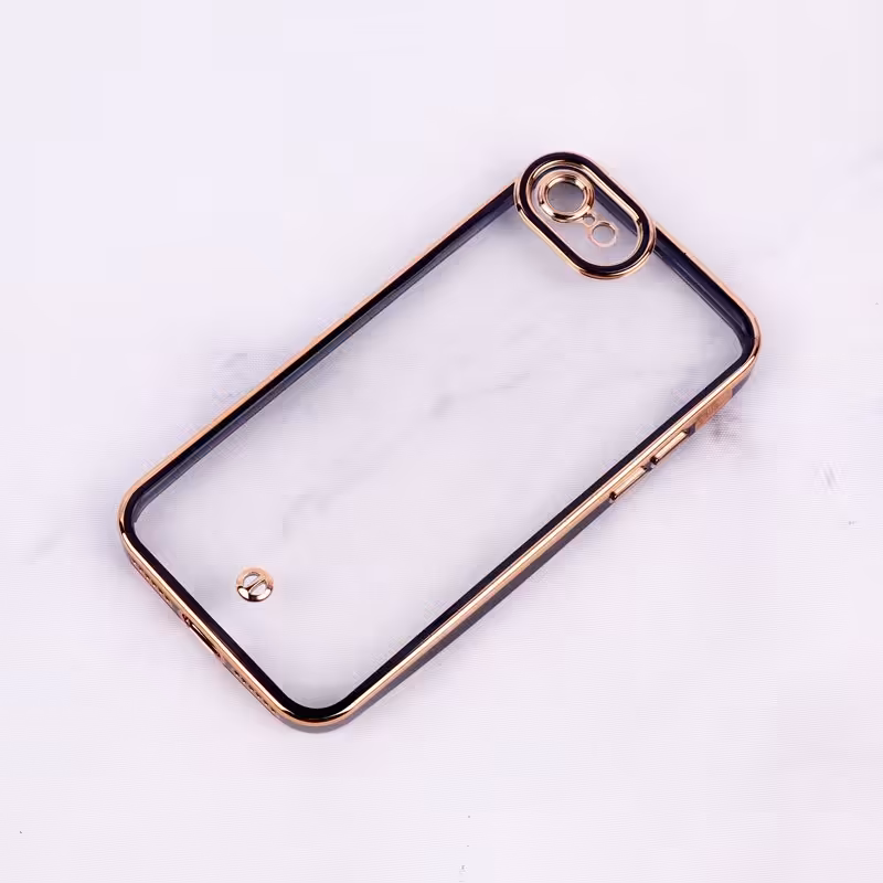 گارد آیفون  7 و 8 شفاف دور رنگی my case الکترواپتیکال رنگ مشکی 