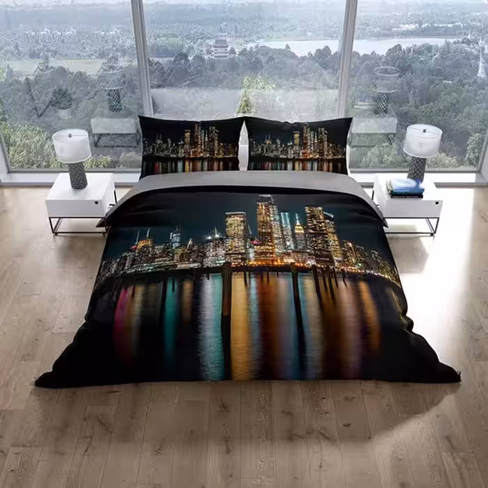 سرویس خواب کد A055 یکنفره 4 تیکه میکرو(چاپ دیجیتال)