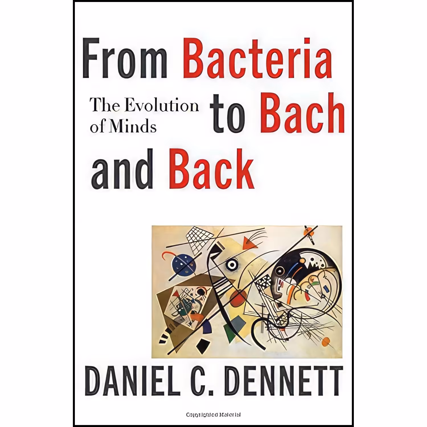 کتاب زبان اصلی From Bacteria to Bach and Back اثر Daniel C Dennett