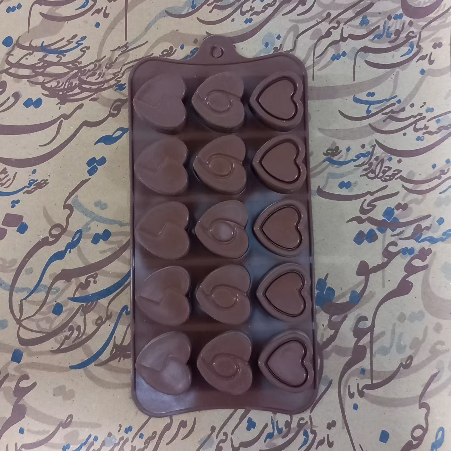 قالب شکلات طرح قلب 