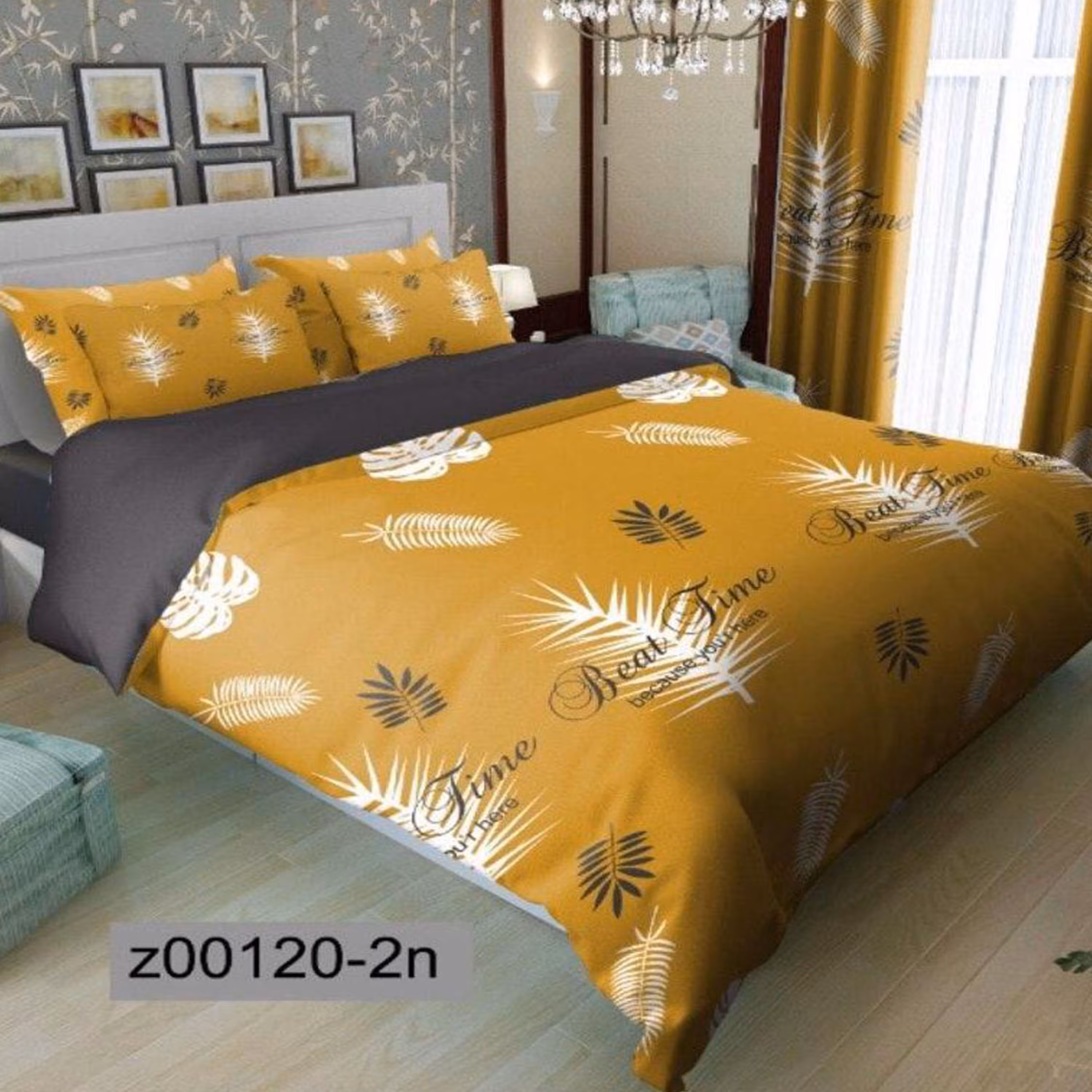 سرویس روتختی 1 نفره تنسل چاپی برندترک لند (Turk Land)  کد z 120