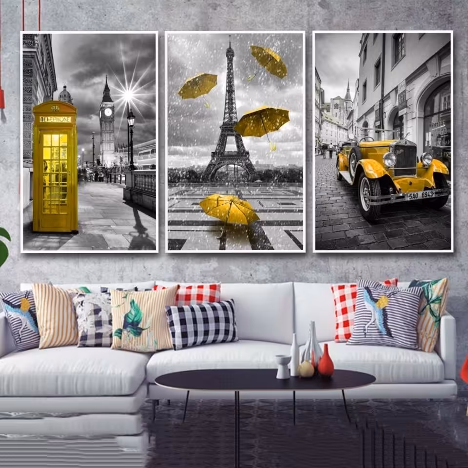 تابلو دکوراتیو 3تیکه کد 0173