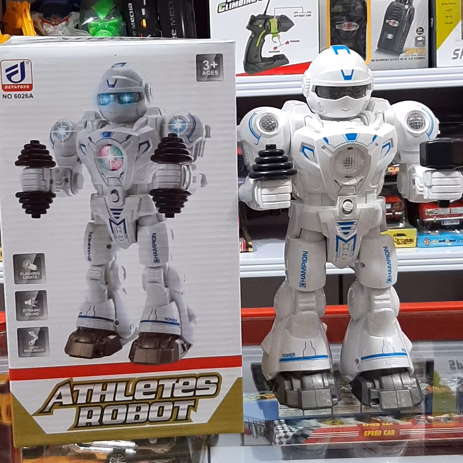 آدم آهنی ربات ورزشکار