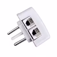 سه شاخه تلفن مدل دو سوکت