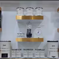 سرویس آشپزخانه 29 پارچه کمر باریک مارک DSM رنگ سفید  در استیل هزینه ارسال رایگان 