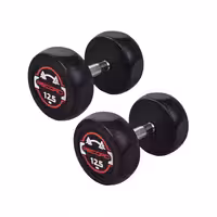 دمبل گرد استوپ دار 12.5 کیلوگرمی Record بسته دو عددی