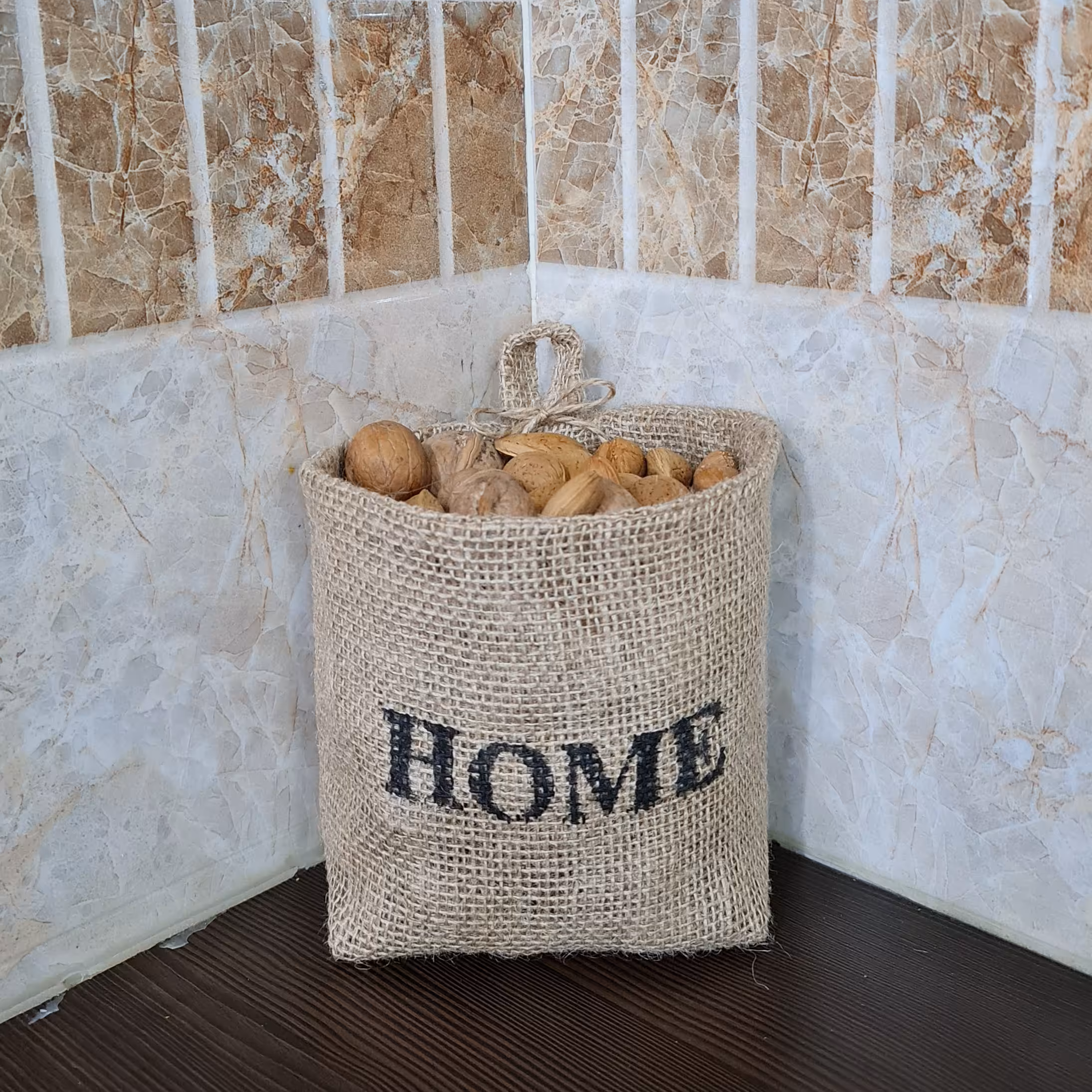 باکس کنفی آشپزخانه طرح HOME تکست دار