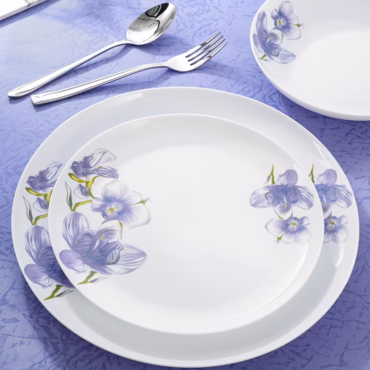 سرویس 26 پارچه گلدن اپال ساینا بنفش ( پس کرایه )