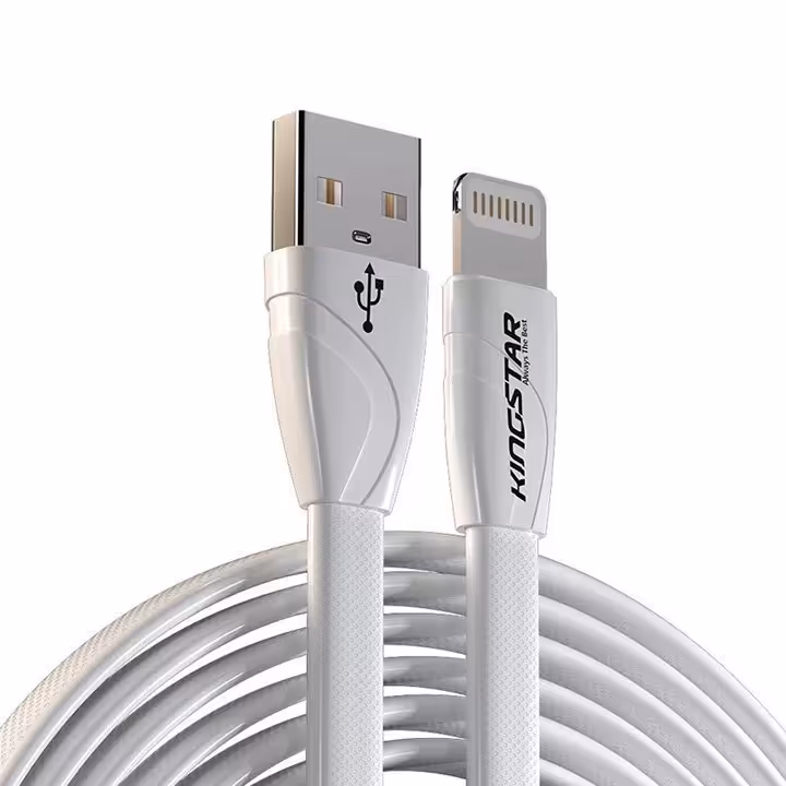 قیمت و مشخصات کابل تبدیل USB به لایتنینگ کینگ استار مدل K112i طول 1.1 متر