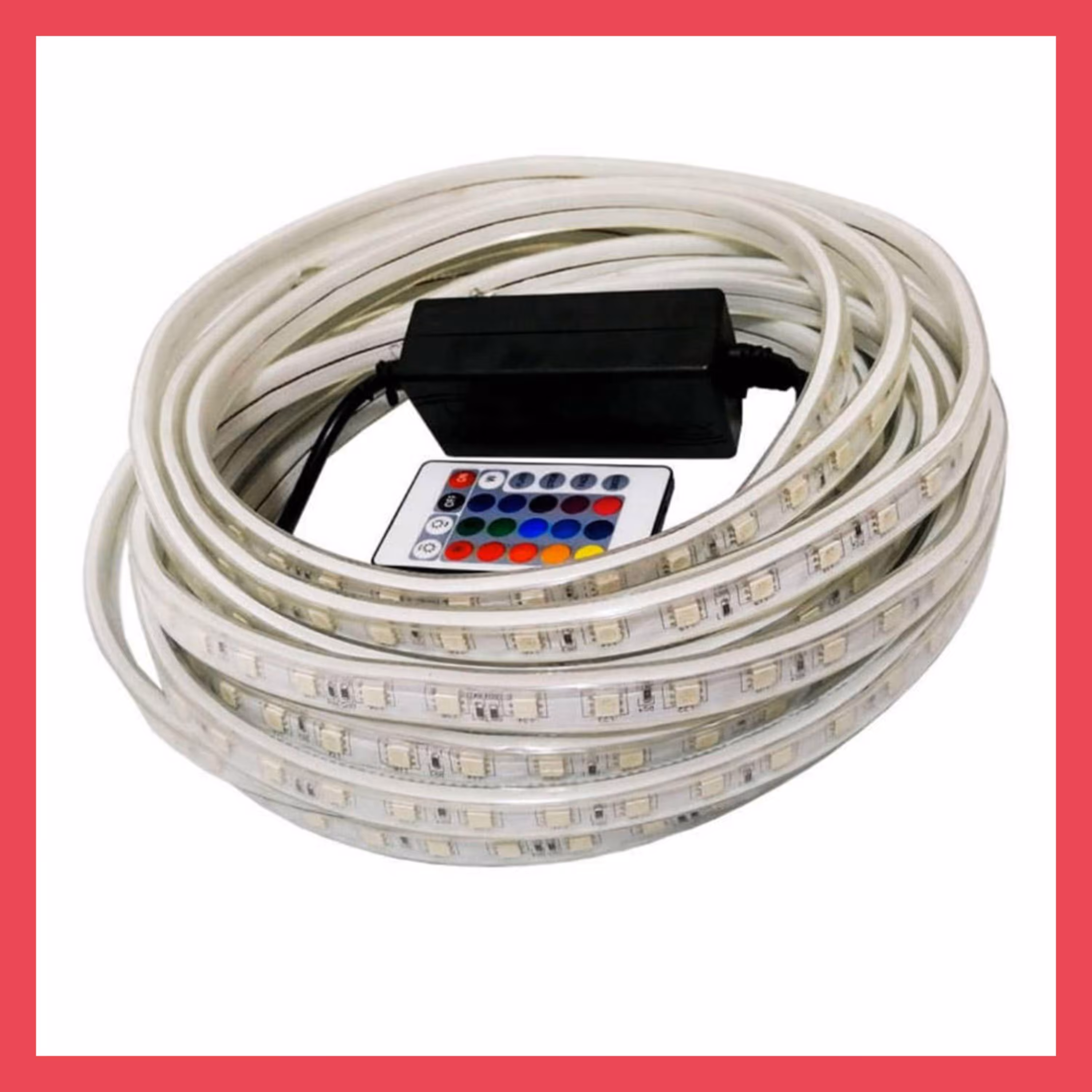 ریسه ال ای دی چند رنگ مدل RGB 5730 طول 10 متری چند رنگ - مولتی - هفت رنگ
