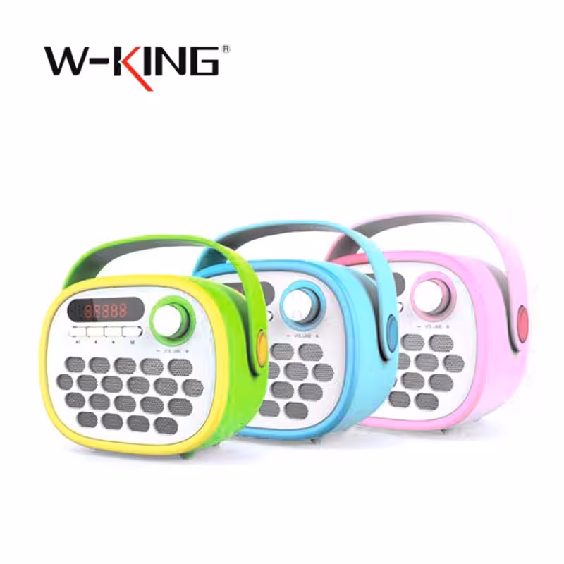 اسپیکر بلوتوثی قابل حمل دبلیو کینگ مدل W-king T1   رم 16 گیگابایت