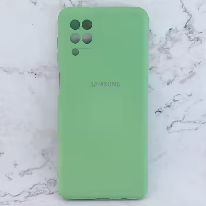 کاور سیلیکونی رنگی مدل TPN مناسب برای گوشی موبایل سامسونگ Galaxy A12 - سبز پسته ای