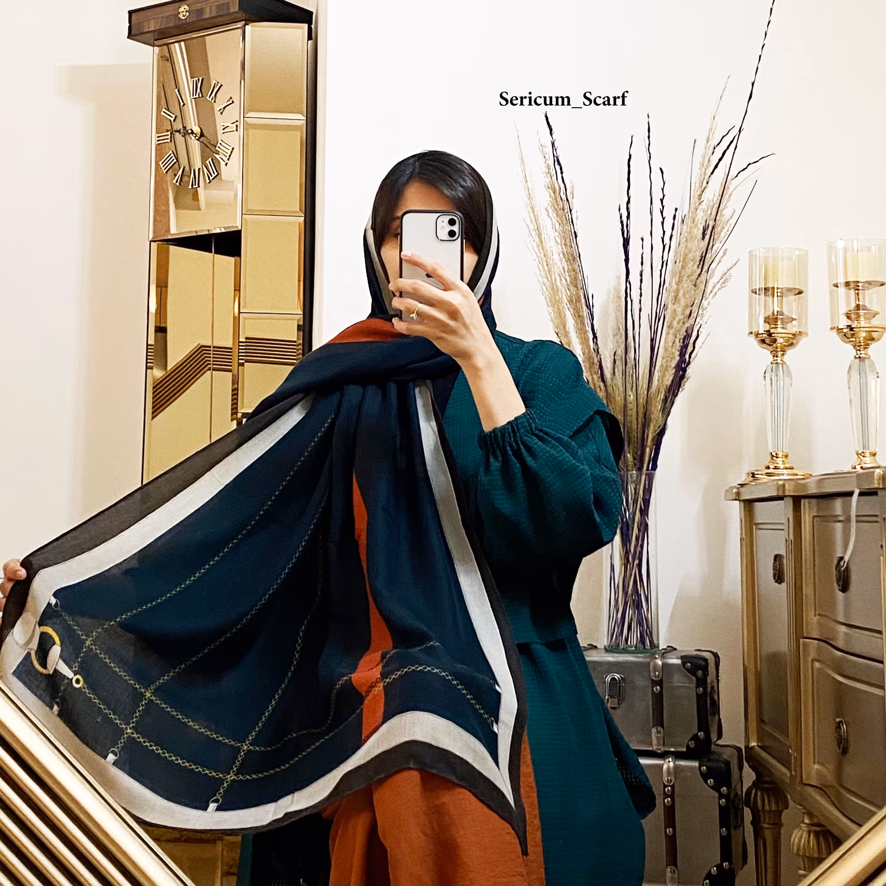 شال بهاره نخی در دو رنگ جذاب و زیبا