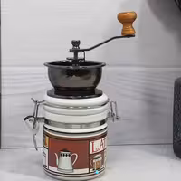 آسیاب قهوه دسته بدنه سرامیکی درب چفتی